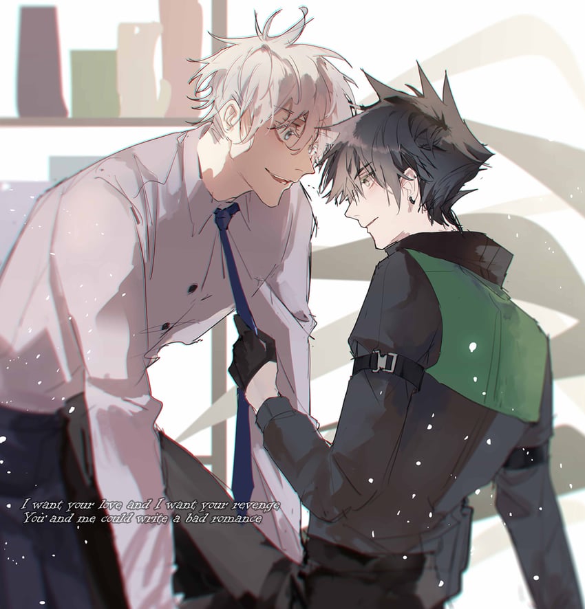 gojou satoru and fushiguro megumi (jujutsu kaisen) drawn by ikag