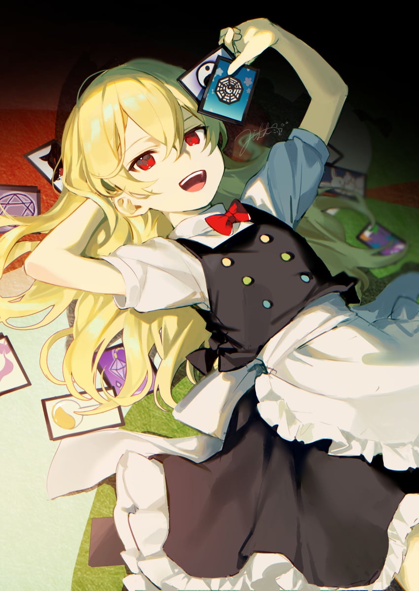 kirisame marisa (touhou and 1 more) drawn by jill_07km