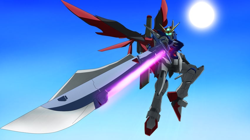 destiny gundam (gundam and 2 more) drawn by gundrass