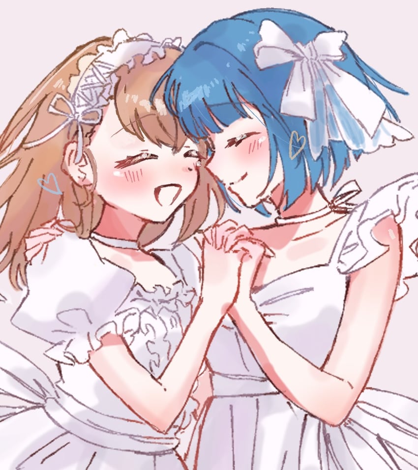 hanasato minori and kiritani haruka (project sekai) drawn by ratemeru