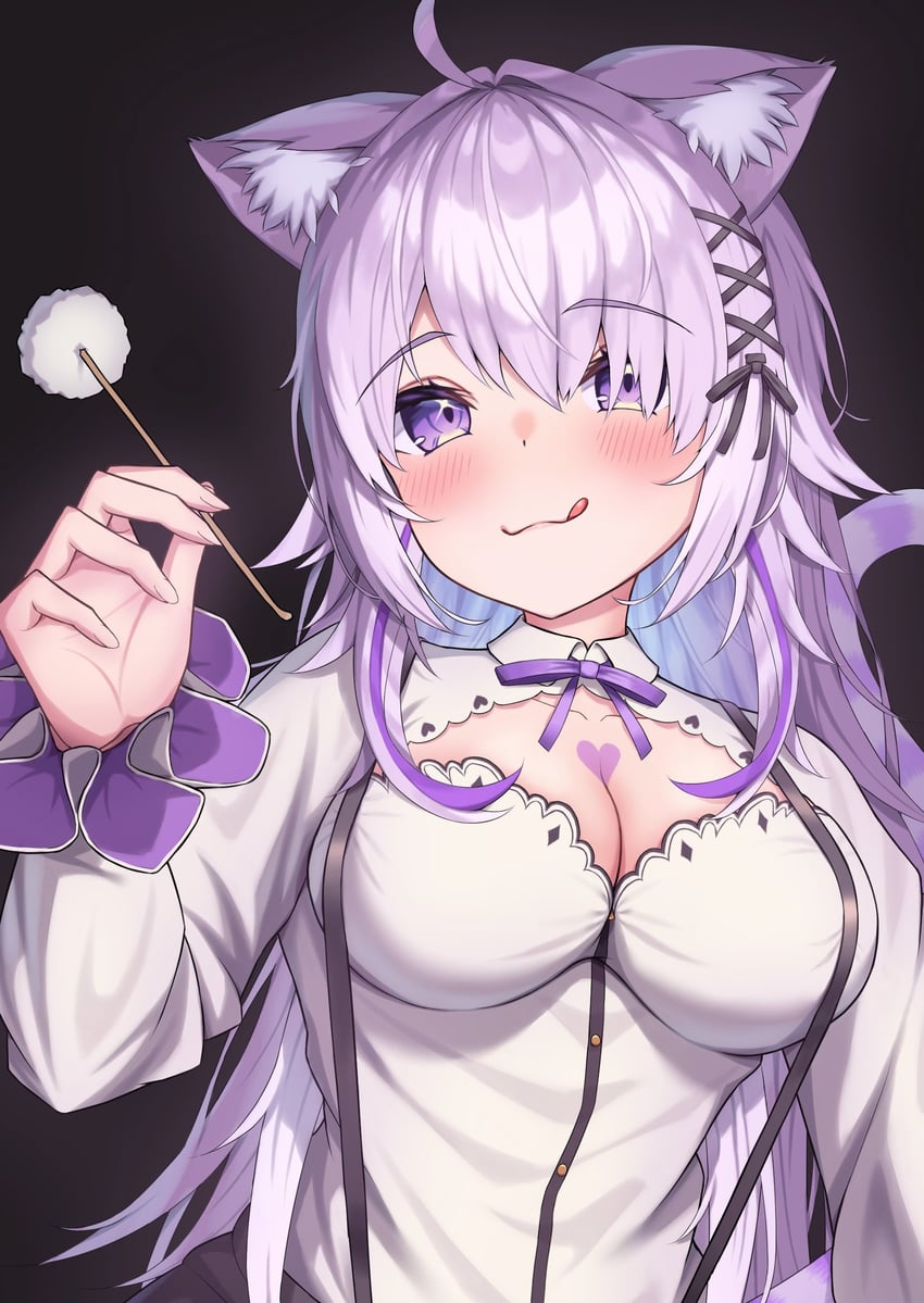 nekomata okayu (hololive) drawn by kumoru_(kumoru_145)