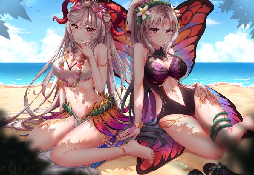 freyja and plumeria (fire emblem and 1 more) drawn by keipup