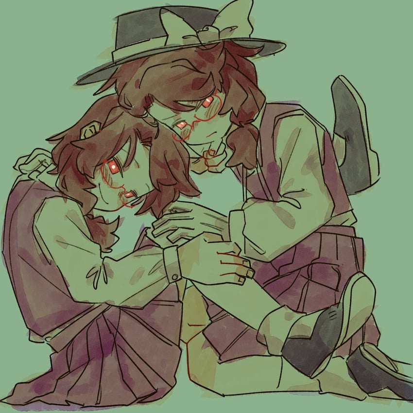 usami sumireko (touhou and 1 more) drawn by ezier