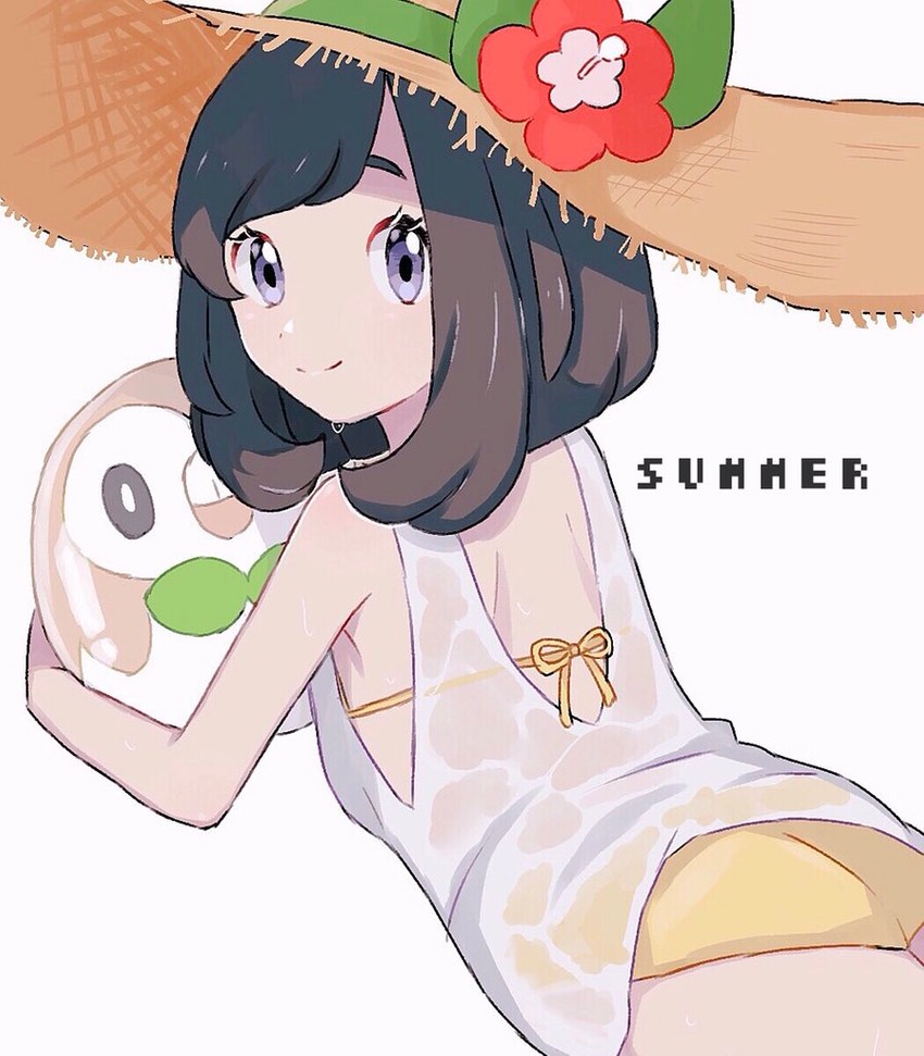 selene and rowlet (pokemon and 1 more) drawn by kn_9620
