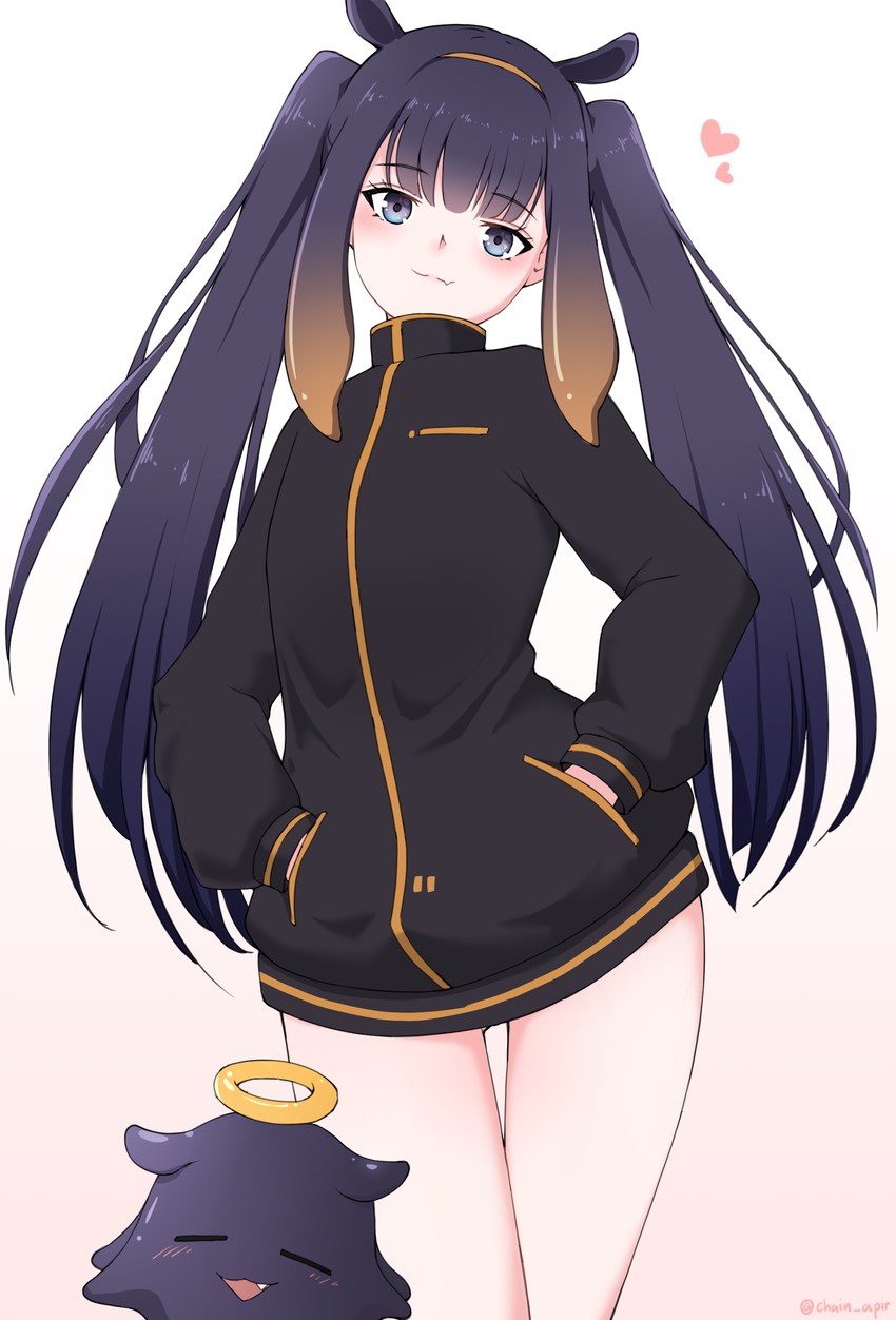ninomae ina'nis and takodachi (hololive and 1 more) drawn by chain's