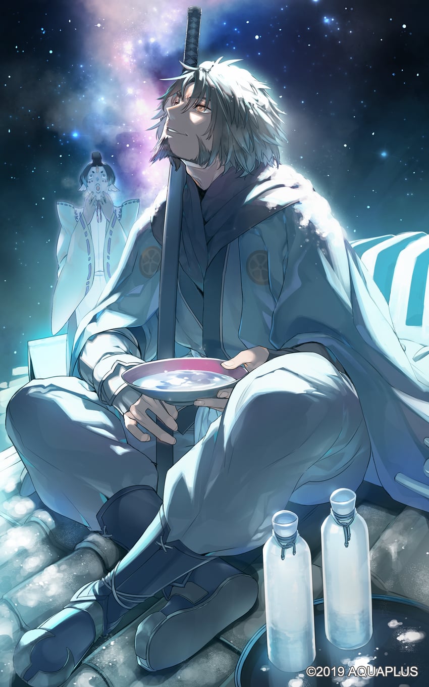 oshtor, ukon, and maroro (utawarerumono and 1 more) drawn by tatami_to_hinoki