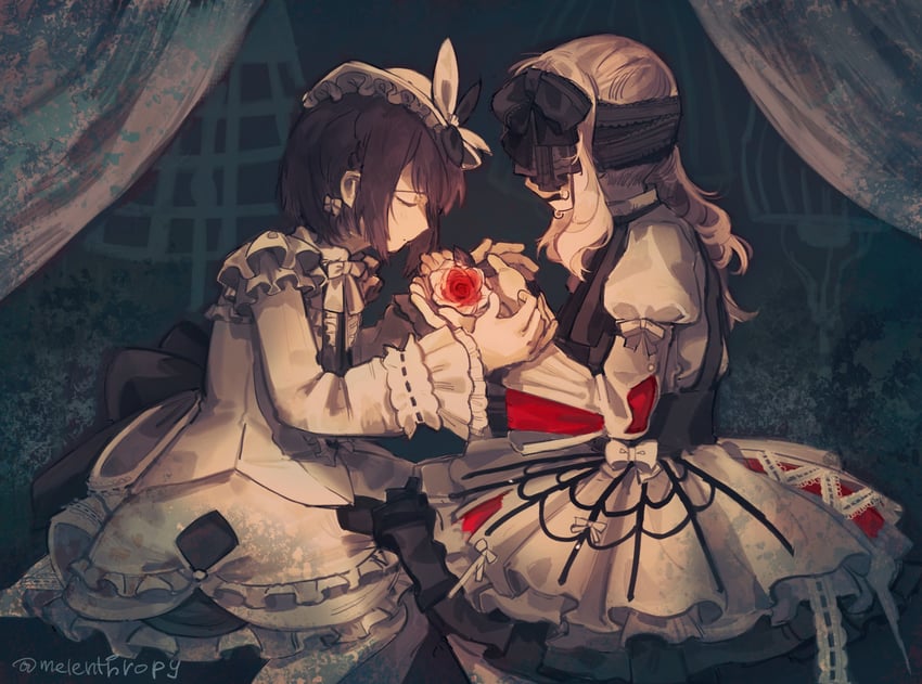 shinonome ena and akiyama mizuki (project sekai) drawn by melenthropy