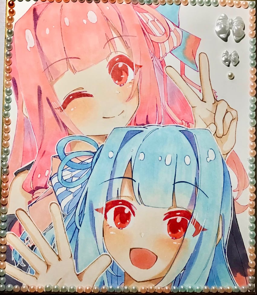 kotonoha akane and kotonoha aoi (voiceroid) drawn by hamano_yui