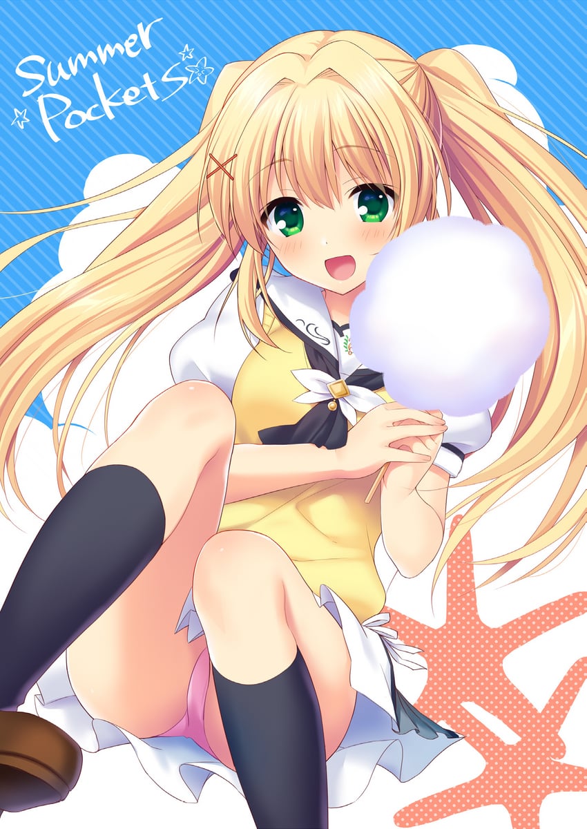 tsumugi wenders (summer pockets) drawn by fuyuichi