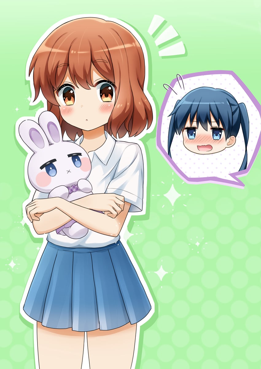 komichi aya and inokuma youko (kin-iro mosaic) drawn by 2gong_(9ujin_) and komeko416