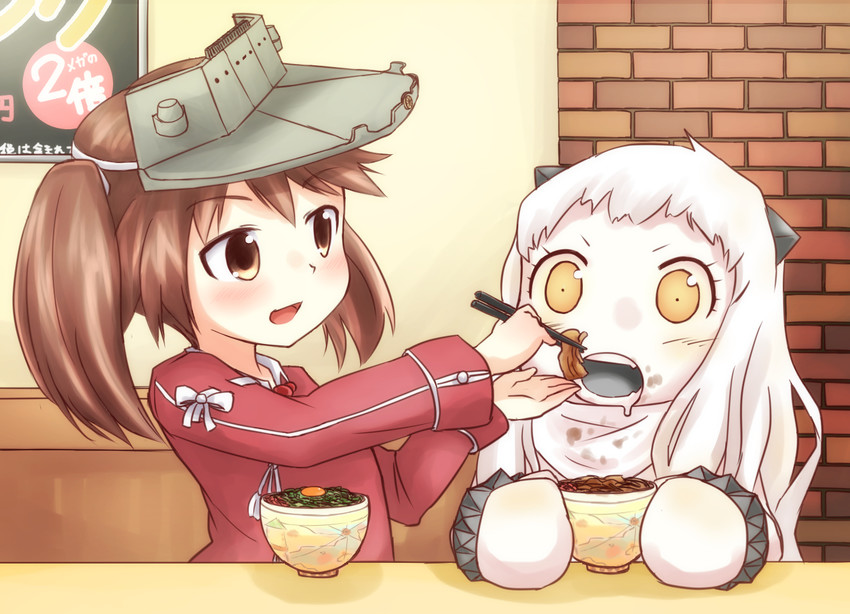 ryuujou and northern ocean princess (kantai collection) drawn by akapocho