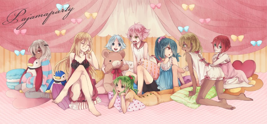 afuro terumi, kazemaru ichirouta, kiyama hiroto, fubuki shirou, miyasaka ryou, and 3 more (inazuma eleven) drawn by maico_(a218)