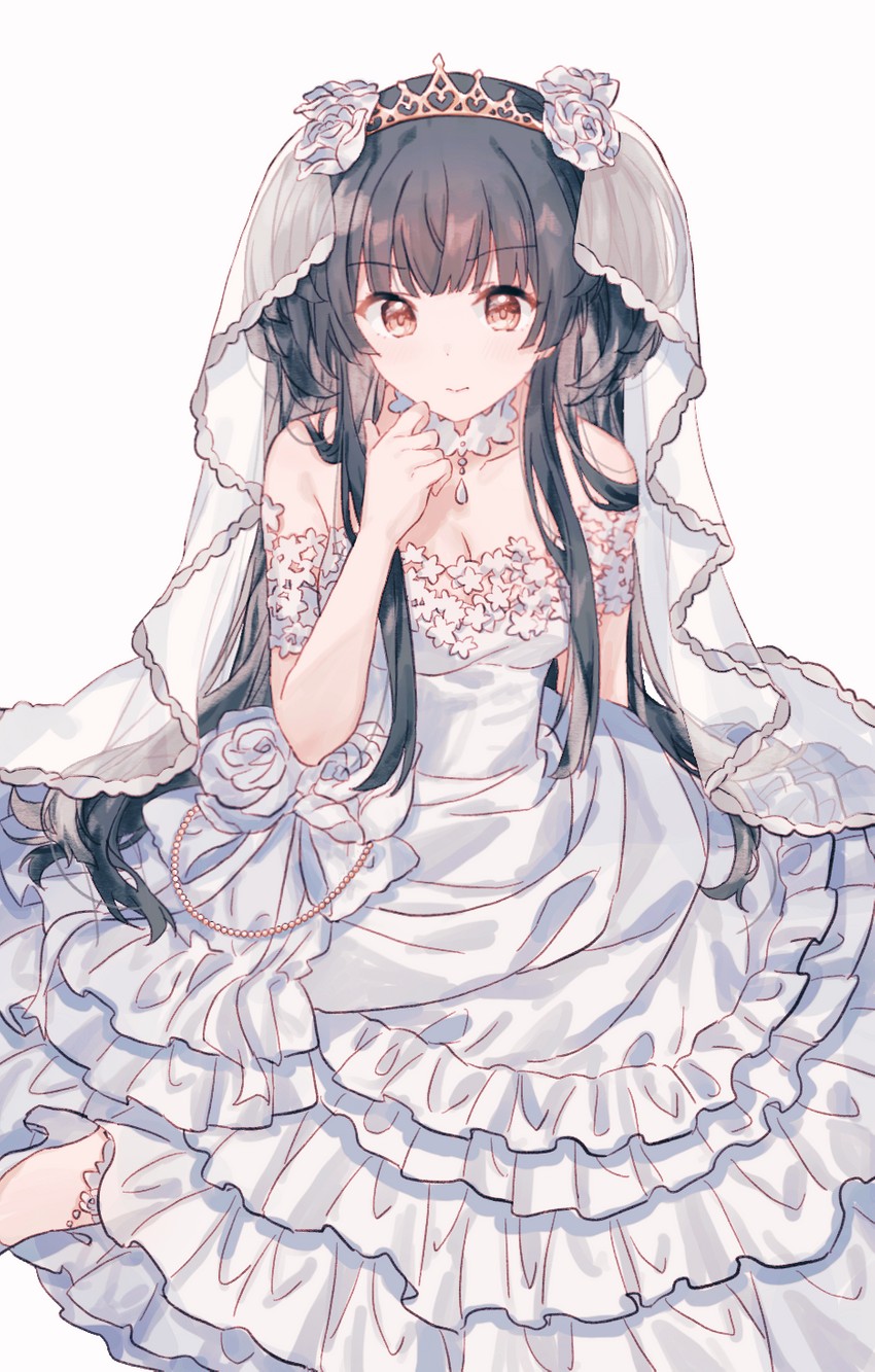 mayuzumi fuyuko (idolmaster and 1 more) drawn by migolu