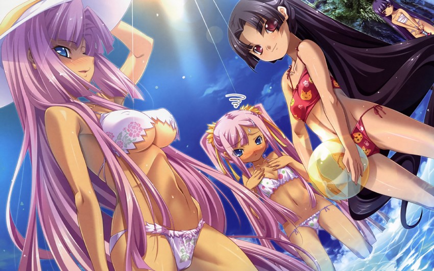 sonken, sonshoukou, kannei, and shuutai (koihime musou) drawn by hikage_eiji