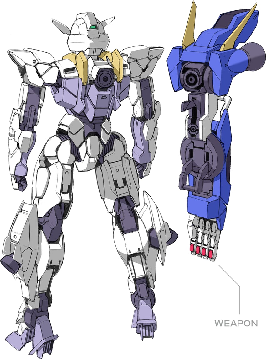 gundam lfrith jiu (gundam and 2 more) drawn by sekinishi_ryouji