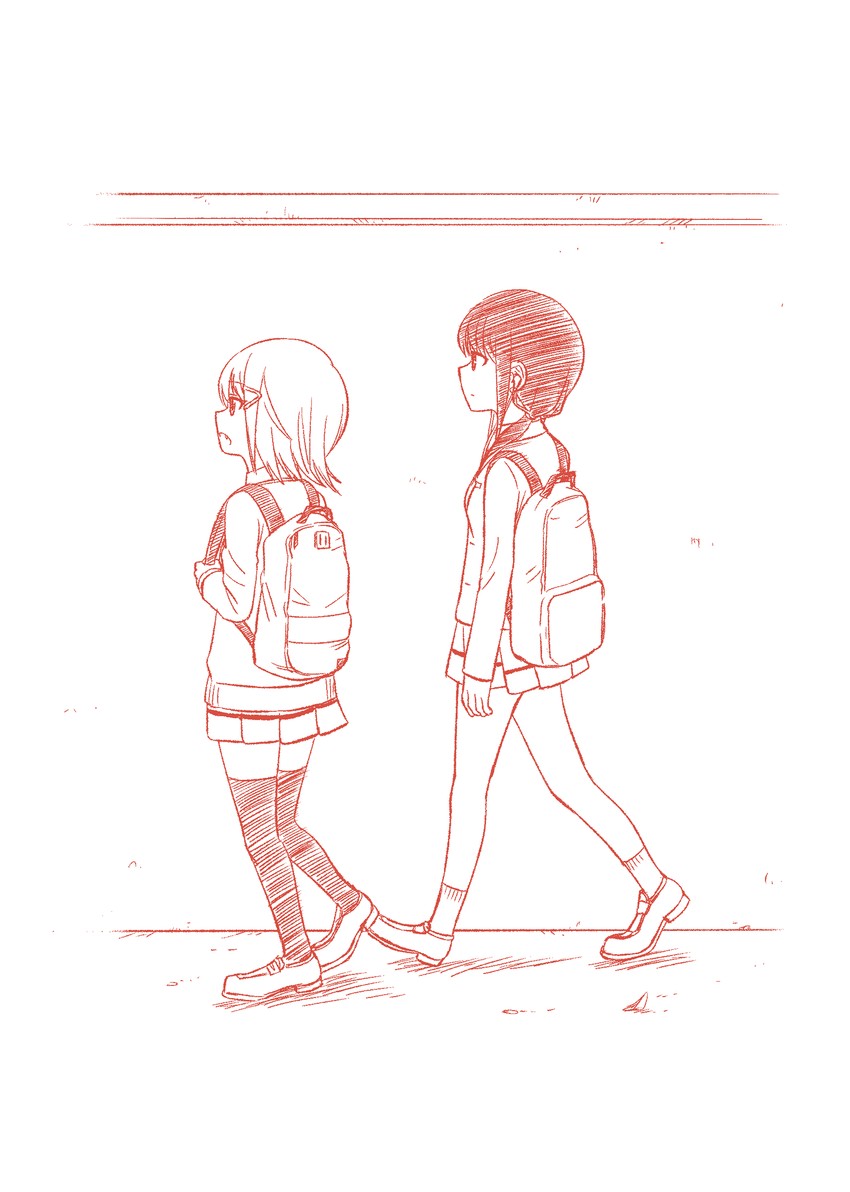 tamura yuri and minami koharu (watashi ga motenai no wa dou kangaetemo omaera ga warui!) drawn by ruo_(tariki_hongan)