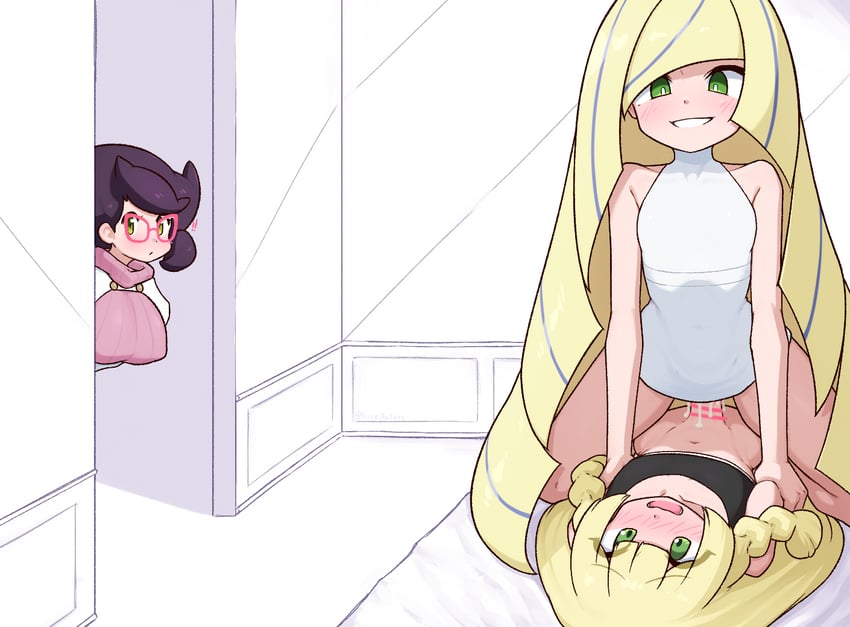 lillie, lusamine, and wicke (pokemon and 1 more) drawn by liveactors