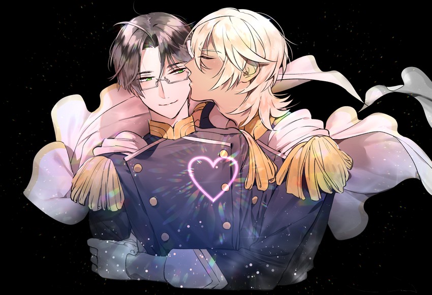 niiboshi reo and akutsu mabu (sarazanmai) drawn by wadani_hitonori