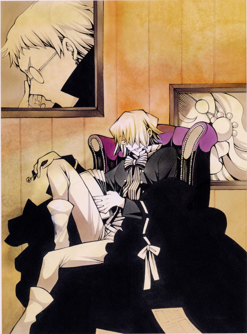 xerxes break, emily, and reim lunettes (pandora hearts) drawn by mochizuki_jun
