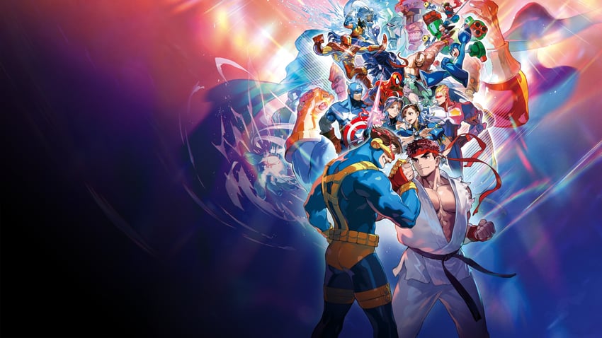 chun-li, morrigan aensland, ryu, wolverine, spider-man, and 17 more (street fighter and 18 more) drawn by mita_chisato