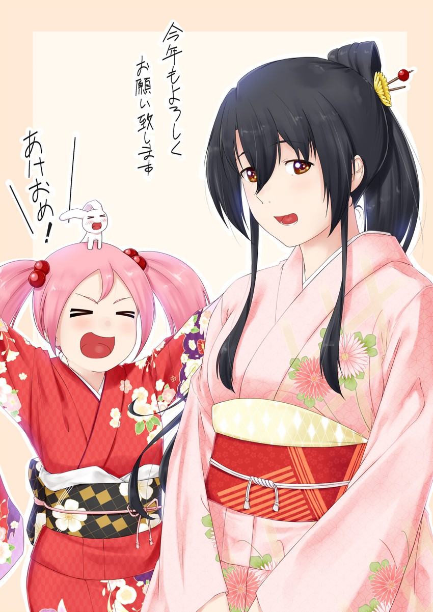 female admiral, sazanami, and tatebayashi sakurako (kantai collection) drawn by niwatazumi
