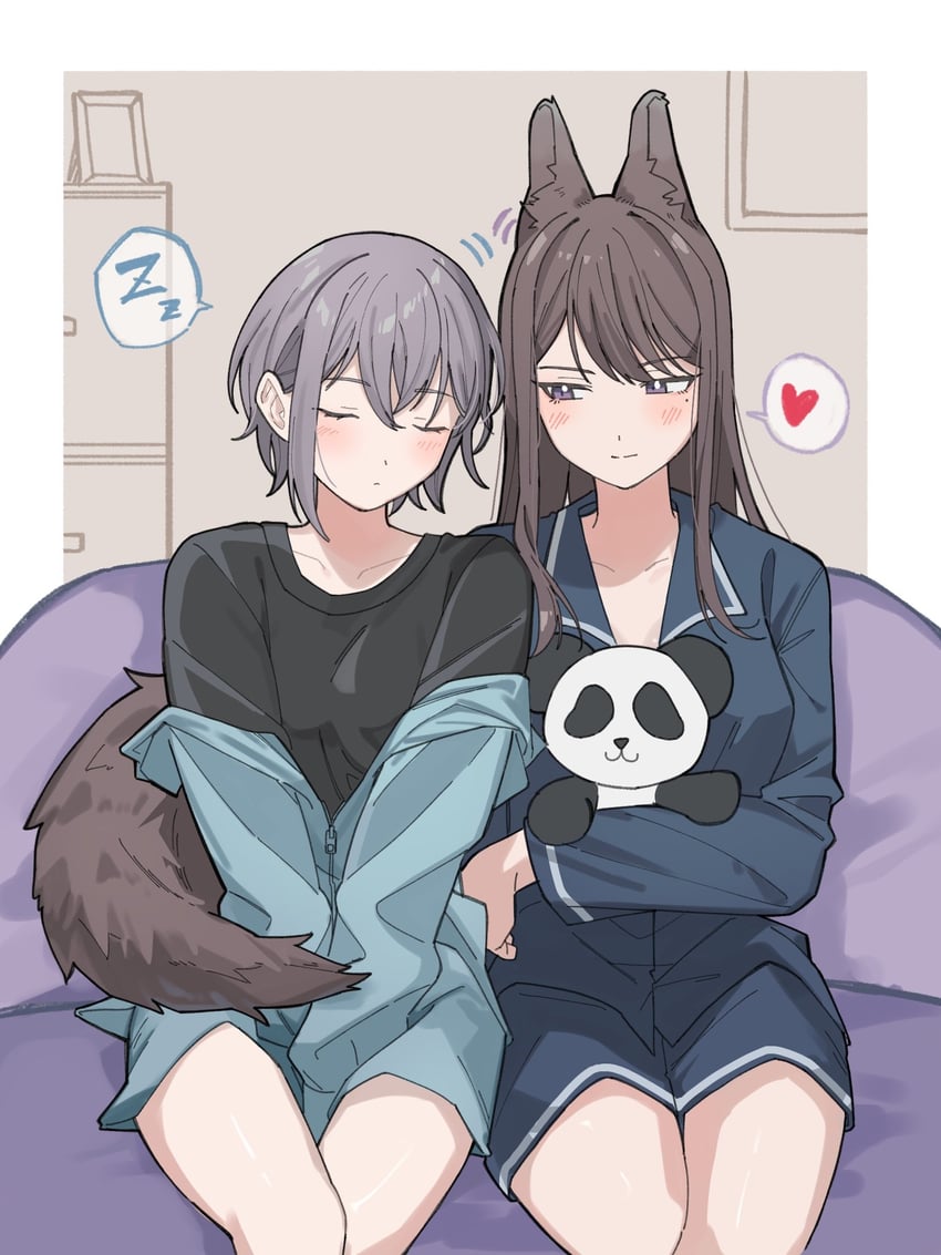 shiina taki and takamatsu tomori (bang dream! and 1 more) drawn by nanami_(nunnun_0410)