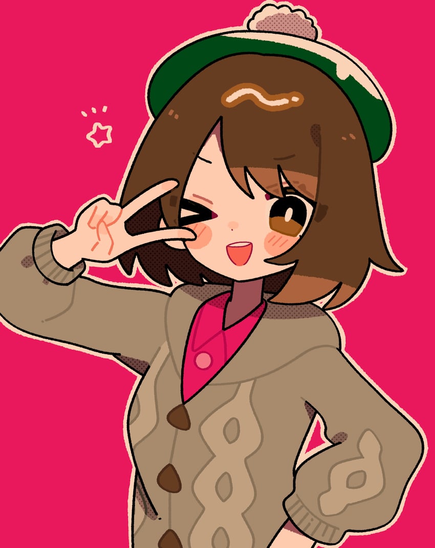 gloria (pokemon and 1 more) drawn by okayu_(cwtv7823)