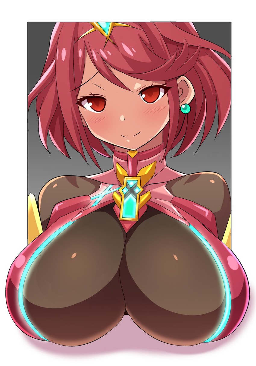 pyra (xenoblade chronicles and 1 more) drawn by konno_tohiro