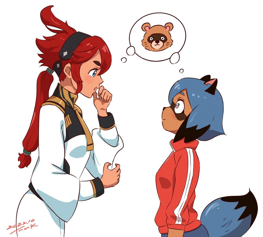 suletta mercury and kagemori michiru (gundam and 2 more) drawn by tsunemoku
