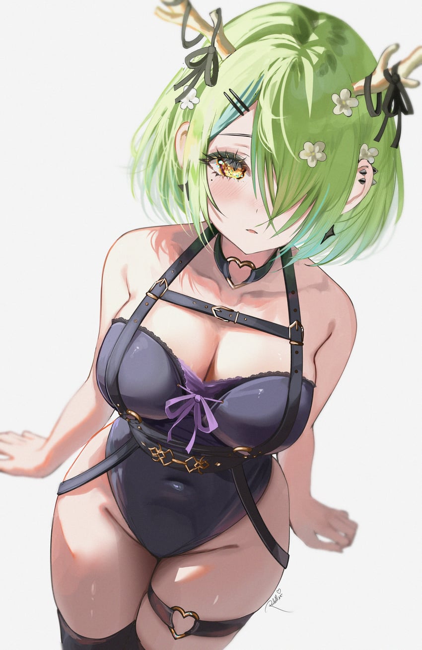 ceres fauna (hololive and 1 more) drawn by rosebell