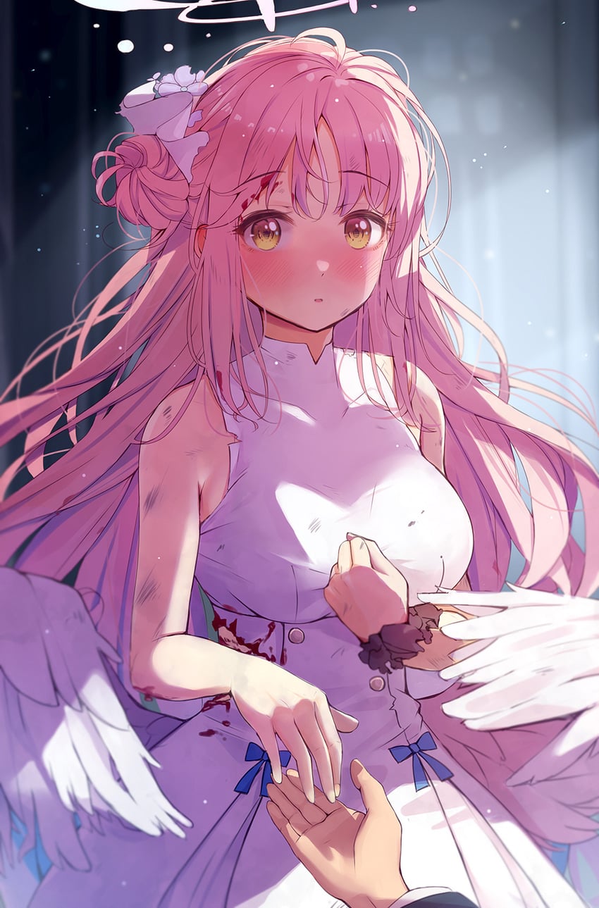 sensei and mika (blue archive) drawn by nira_(vira)