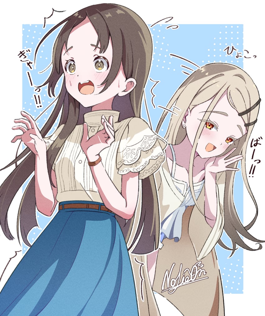 shinosawa hiro and kuramoto china (idolmaster and 1 more) drawn by vtitalianlion46