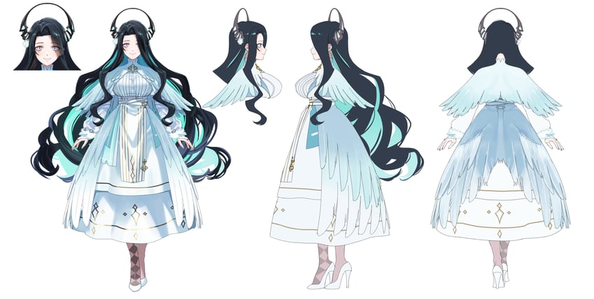 malpha ravencroft (hololive and 1 more) drawn by yomosaka