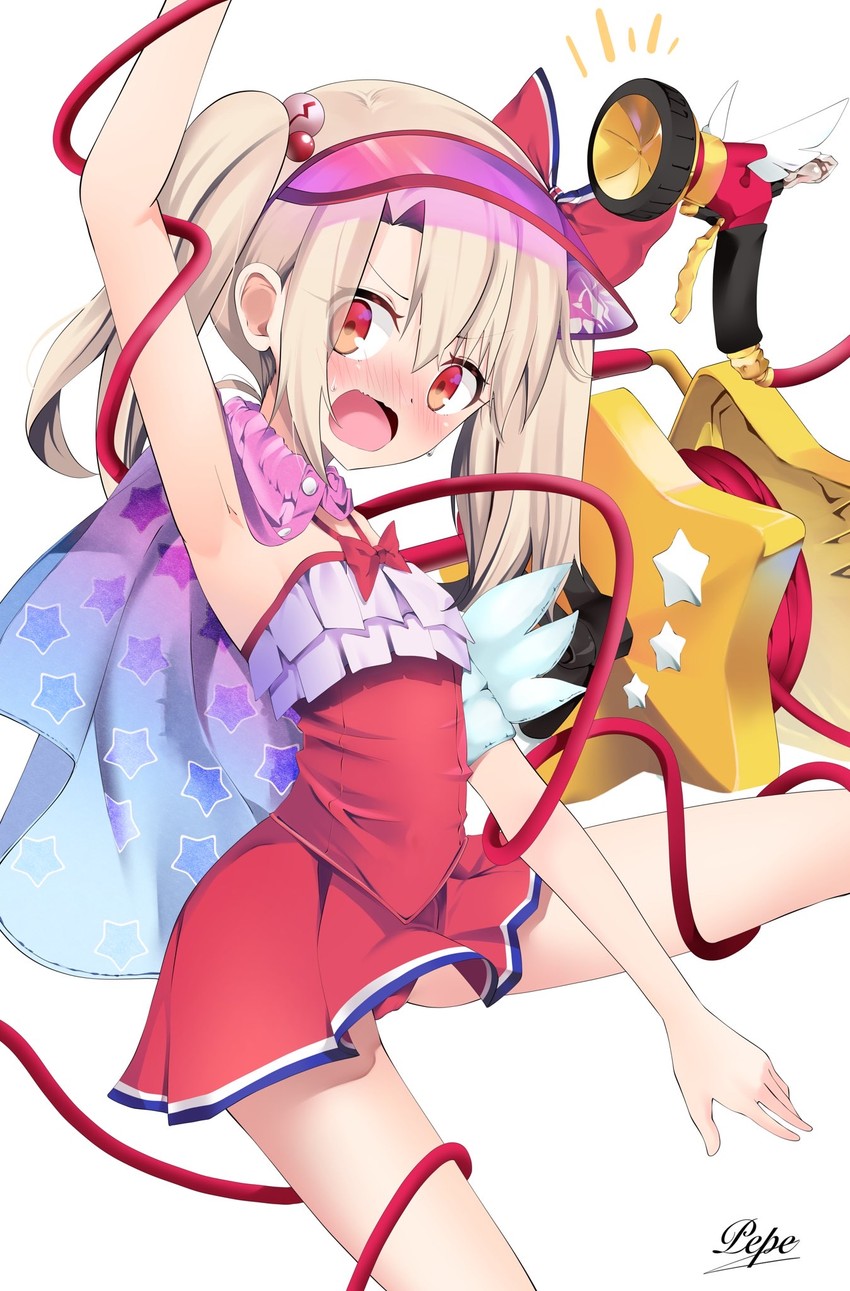 illyasviel von einzbern and magical ruby (fate and 1 more) drawn by pei_iriya
