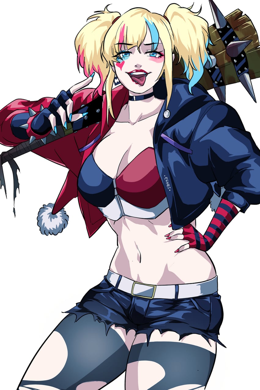 harley quinn (dc comics and 1 more) drawn by ernez_(jerukperaz)