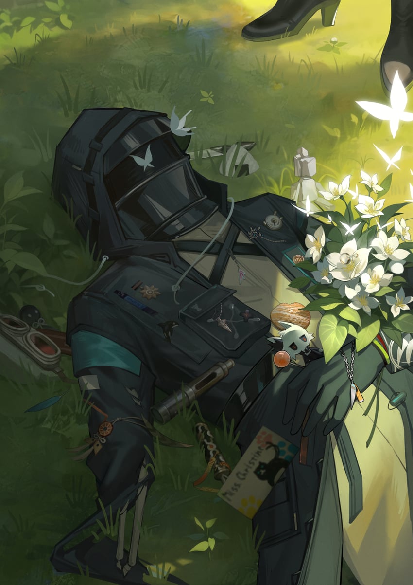 doctor and kal'tsit (arknights) drawn by 9chung