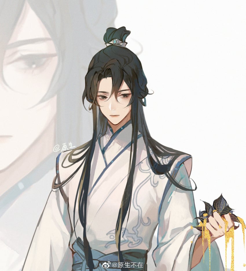 shi mei (erha he tadebai mao shizun) drawn by yuanszt-k