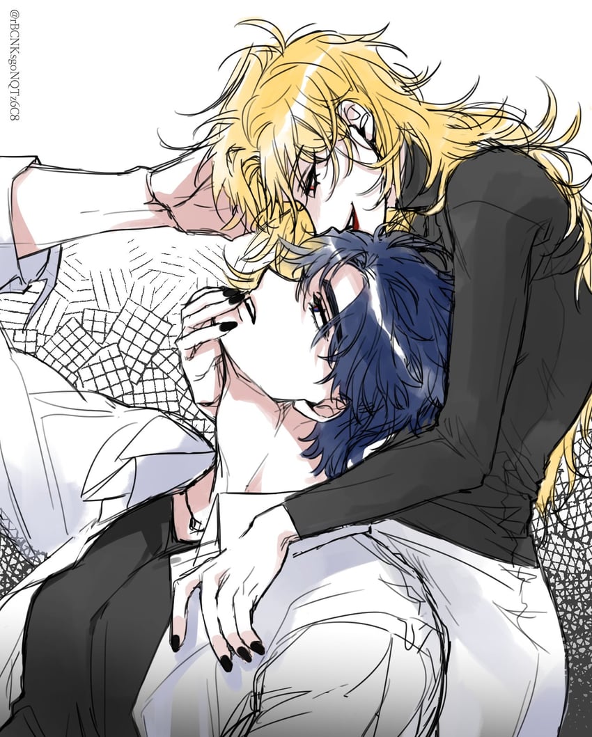 dio brando and jonathan joestar (jojo no kimyou na bouken and 1 more) drawn by rbcnksgonqtz6c8