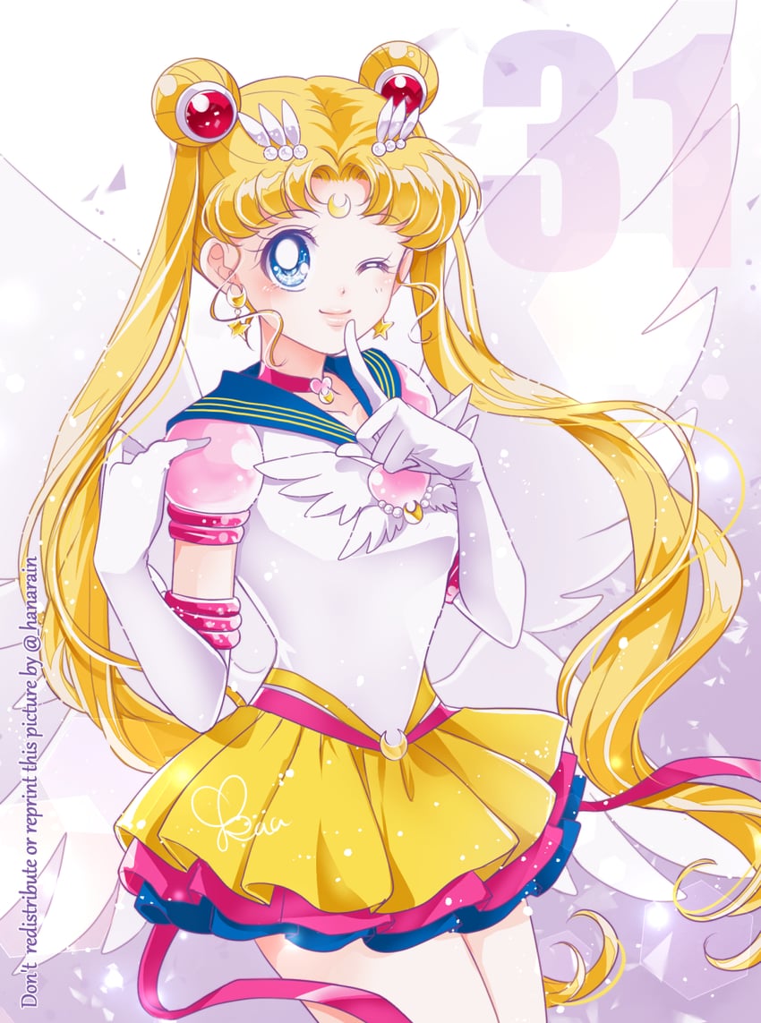 tsukino usagi, sailor moon, and eternal sailor moon (bishoujo senshi sailor moon and 1 more) drawn by sarashina_kau