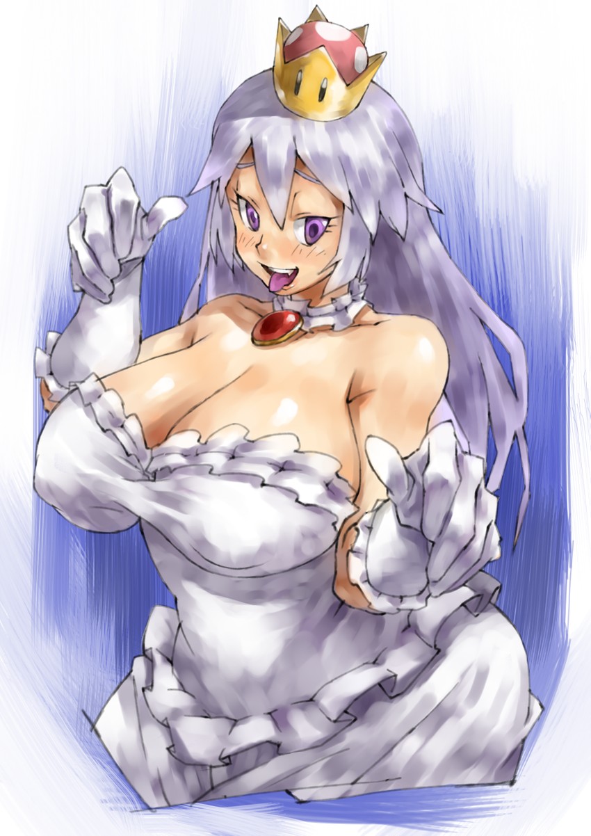 princess king boo (mario and 1 more) drawn by shino_(2919)