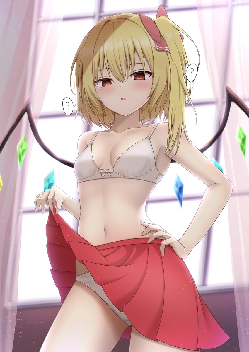 flandre scarlet (touhou) drawn by szl