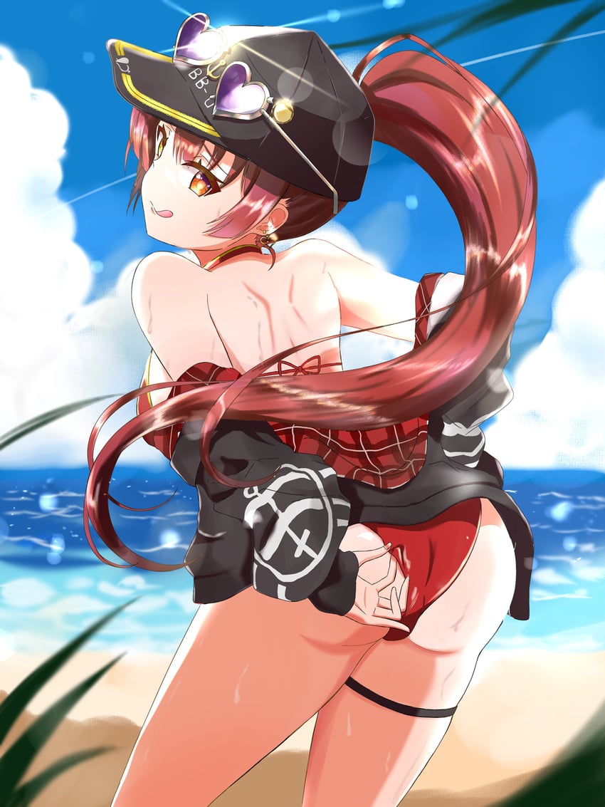 houshou marine (hololive) drawn by aresiasitennou