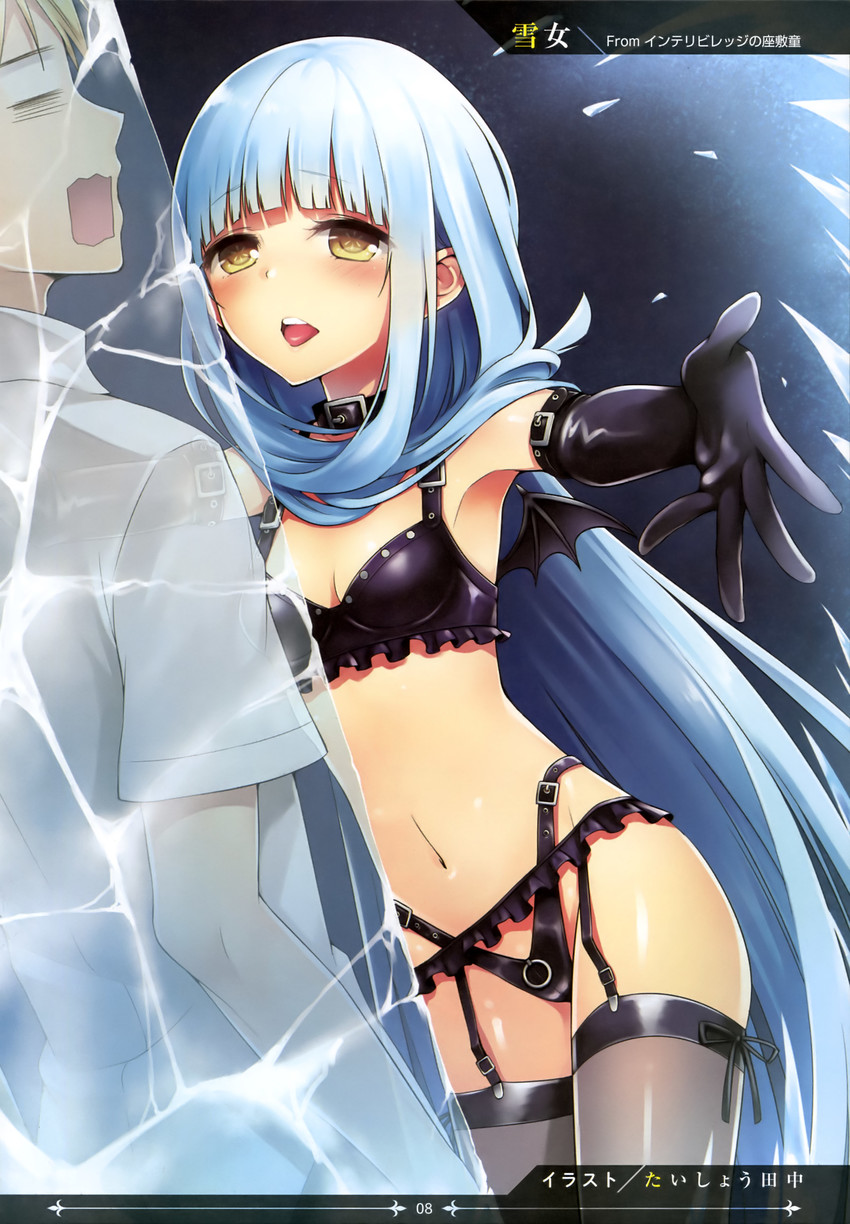 jinnai shinobu and yuki onna (intelli village no zashiki-warashi and 1 more) drawn by taishou_tanaka