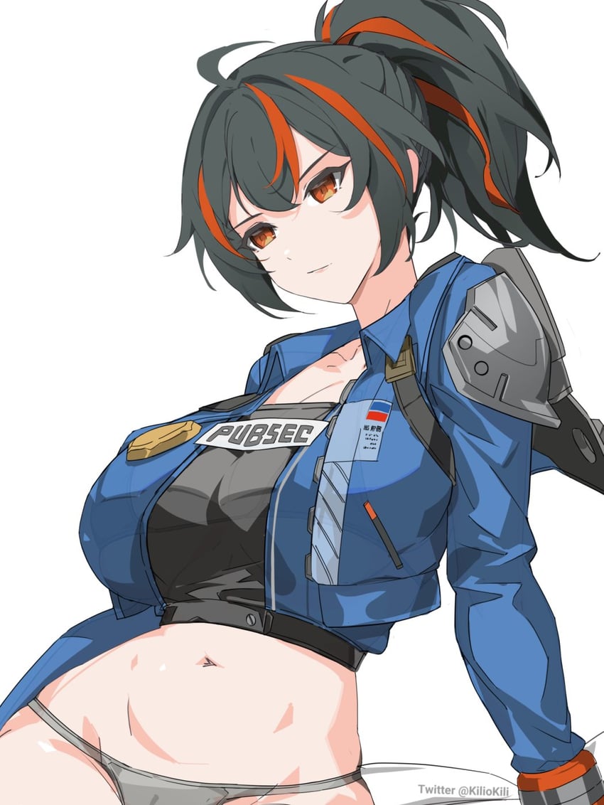 zhu yuan (zenless zone zero) drawn by kili_kilio
