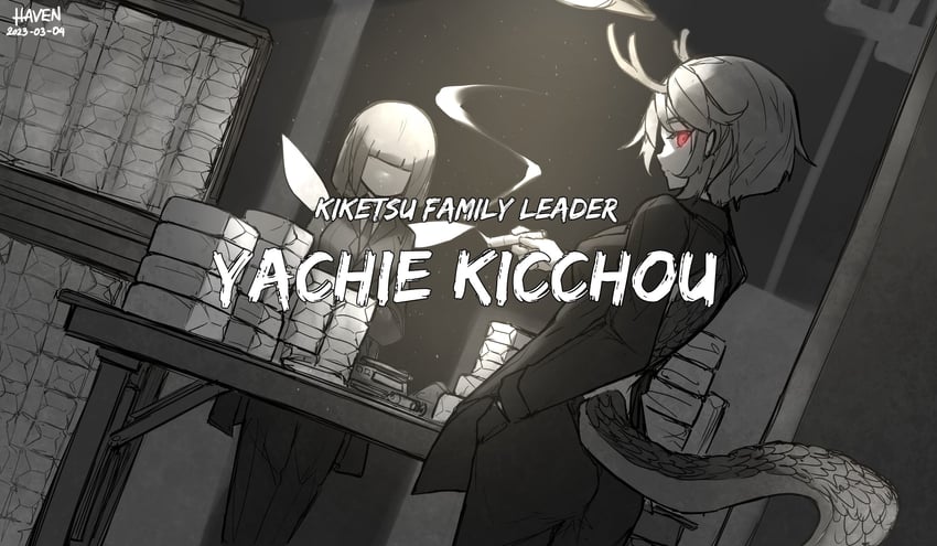 kicchou yachie (touhou and 1 more) drawn by chiroru_(cheese-roll)