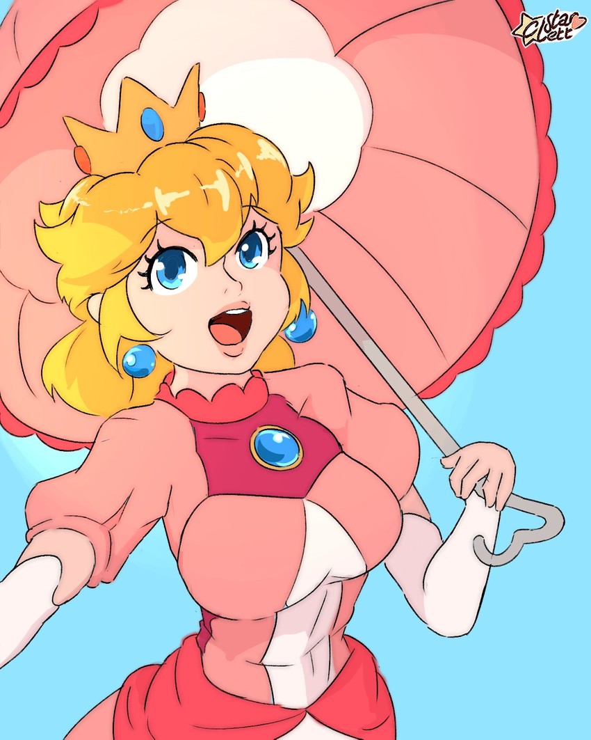 princess peach (mario and 1 more) drawn by starlett