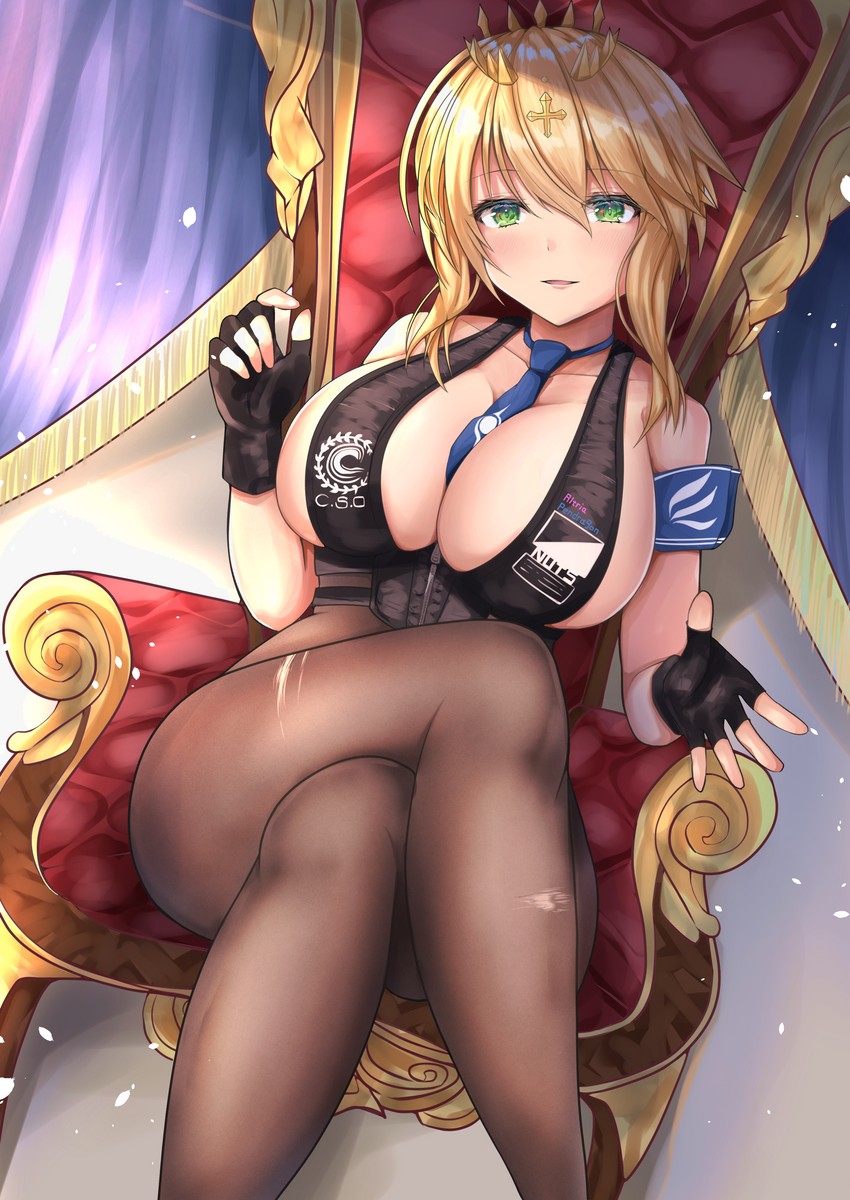 artoria pendragon and sessyoin kiara (fate and 1 more) drawn by nuts_(hazel-nuts)