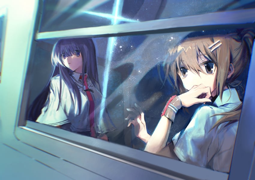 minakami yuki and takashima zakuro (subarashiki hibi) drawn by kisaragi_makura