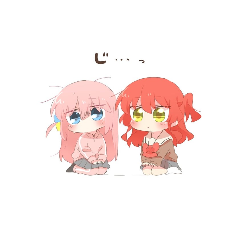gotoh hitori and kita ikuyo (bocchi the rock!) drawn by rebecca_(keinelove)