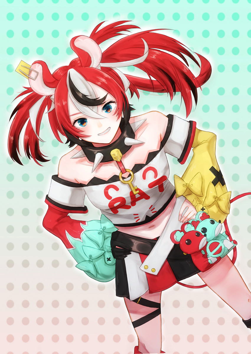 hakos baelz (hololive and 1 more) drawn by netani_yuu